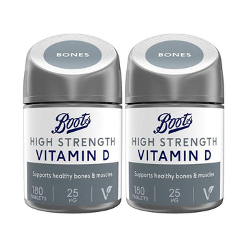 High Strength Vitamin D 25µg Bundle: 2 X 180 Tablets (1 Year Supply)